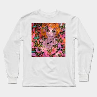 Butterfly and Beauty Long Sleeve T-Shirt